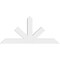 Ekena Millwork Saratoga Architectural Grade PVC Gable Bracket, 48"W x 22"H x 2"D x 4"F, 11/12 Pitch GBP048X22X0204SAR00 - alternate 4
